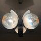 Chrome chandelier Mazzega