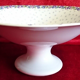 L'Hirondelle porcelain compotier décor blueberry