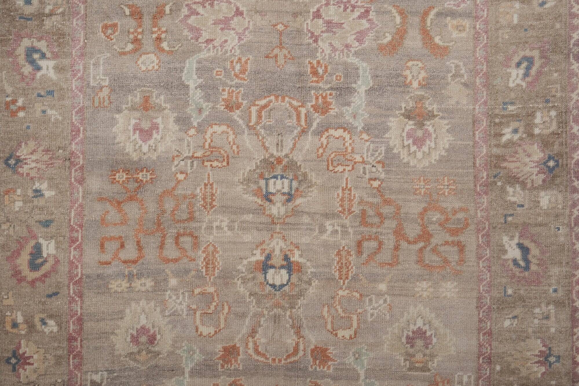 Vintage Turkish hallway rug 142x254 cm