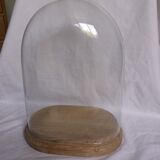 Napoleon III wedding globe with oak base