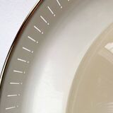 Metal and glass ceiling light in mid-century style, 1960s.