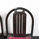 Set of 4 vintage Baumann chairs model Argos