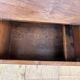 banc - coffre en teck birman