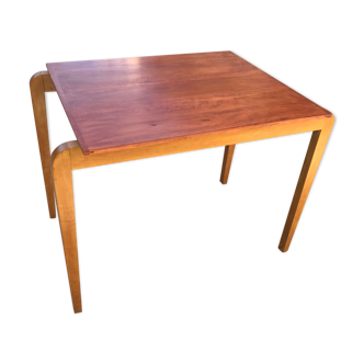 Art Deco sycamore game table