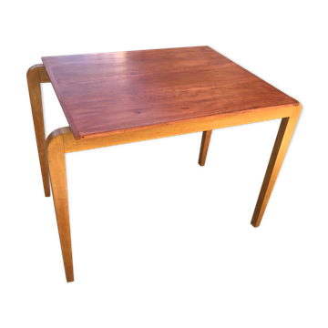 Table à jeu Art Déco en sycomore