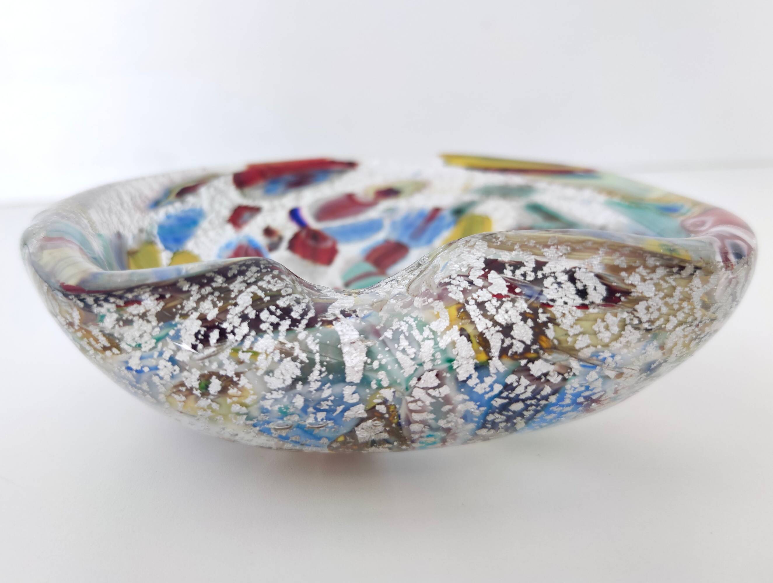 Murano Glass Ashtray / Vide-Poche by Giulio Radi for Avem