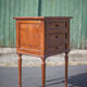Vintage wood bedside table