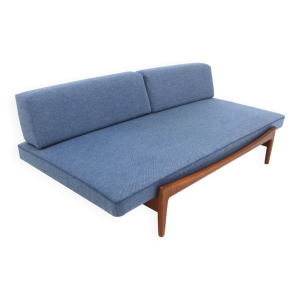 Daybed scandinave en teck, Ib Kofod Larsen, Jönköping, Suède, 1960