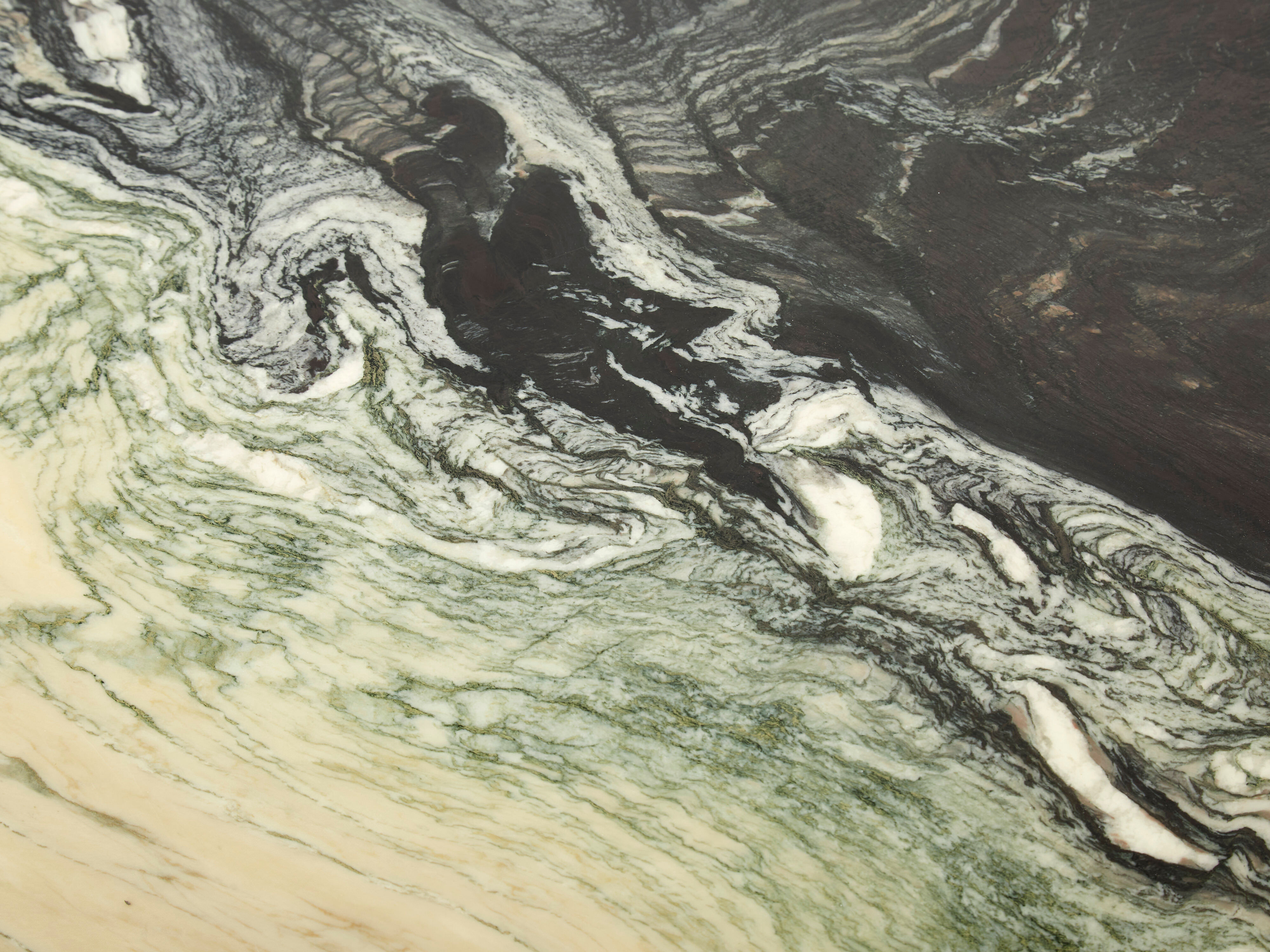 Sicilian marble eye coffee table circa 1970