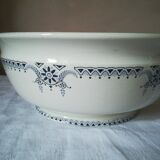 Saladier in Lunéville earthenware