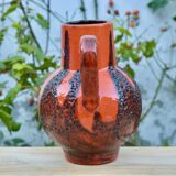 Vintage Scheurich Keramik vase or pitcher - Fat Lava - Made in West-Germany