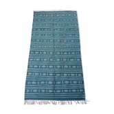 Kilim blue and white  200x100cm