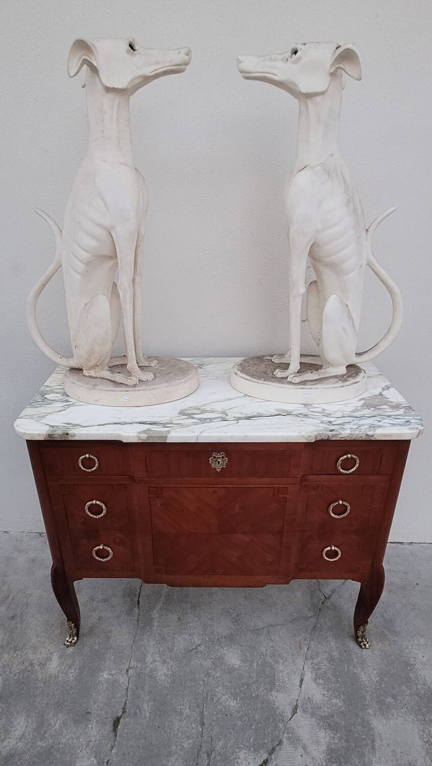 Louis XV Louis XVI rosewood commode, 19th century.