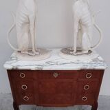 Louis XV Louis XVI rosewood commode, 19th century.