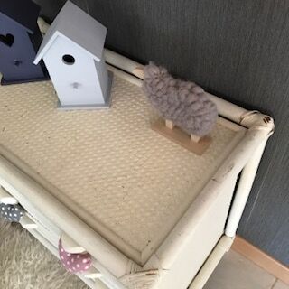 Dresser in patina rattan