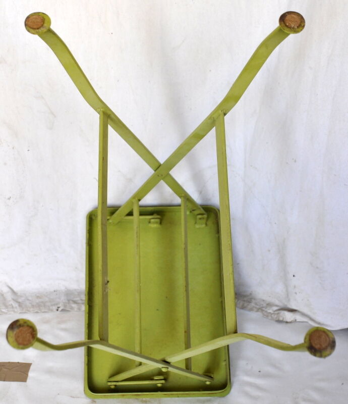 Small folding garden table