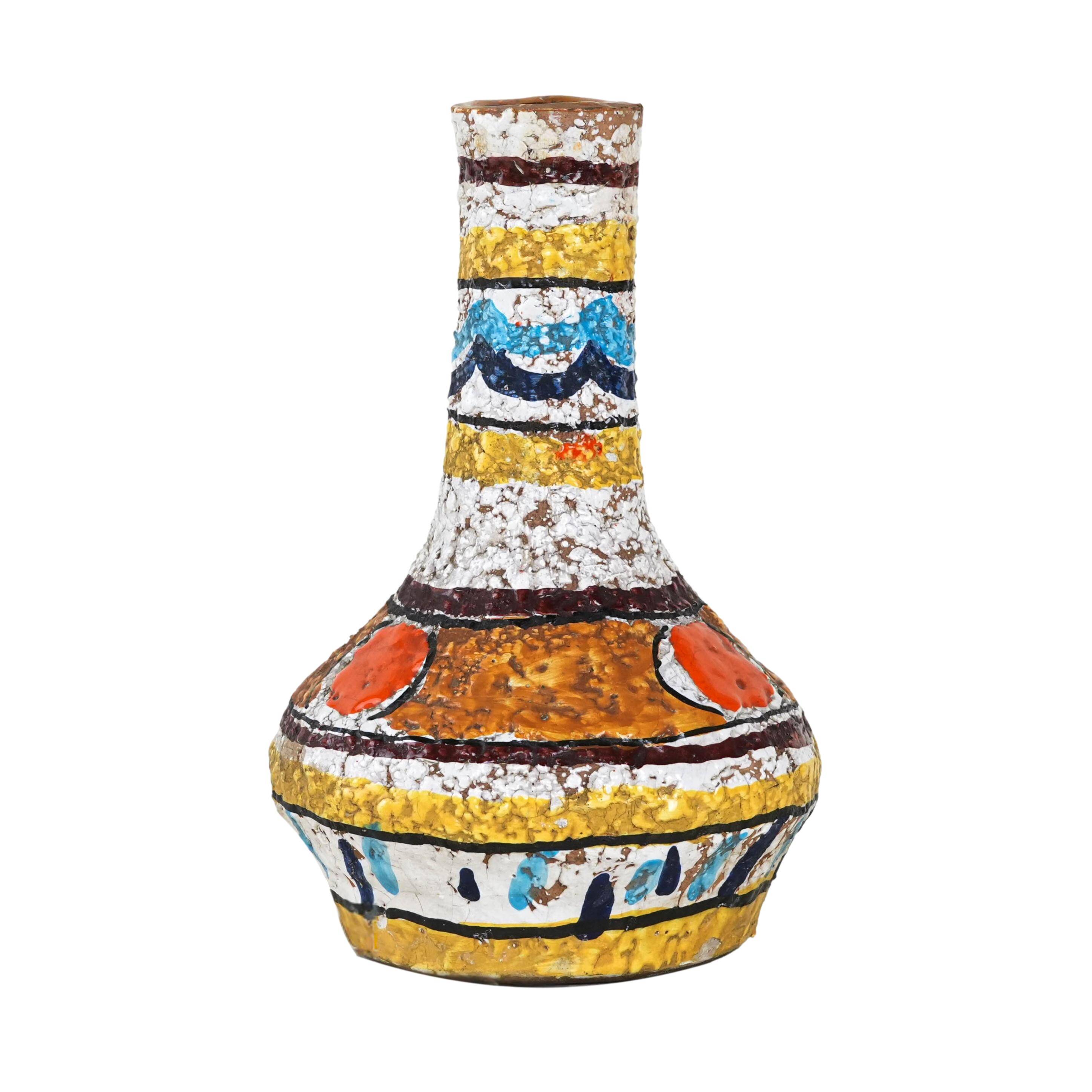 Ceramic vase, Italian design, 1950s, manufactured in Italy