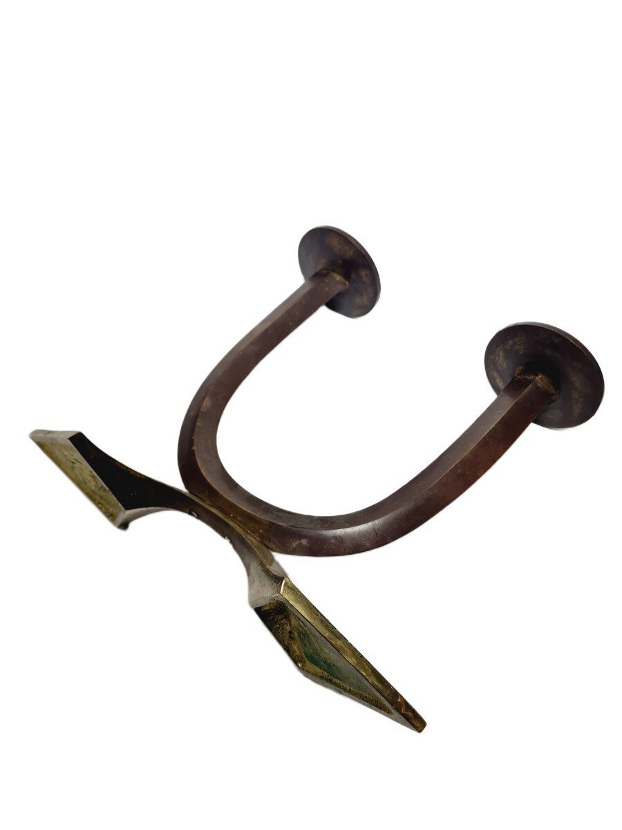 Art Deco style 2-armed candleholder, Germany, 1950s