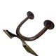 Art Deco style 2-armed candleholder, Germany, 1950s