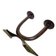 Art Deco style 2-armed candleholder, Germany, 1950s