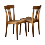 Pair of restored bistrot Stella chairs
