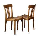 Pair of restored bistrot Stella chairs