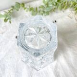 Small vintage vase in Cristal D'Arques geometric pattern