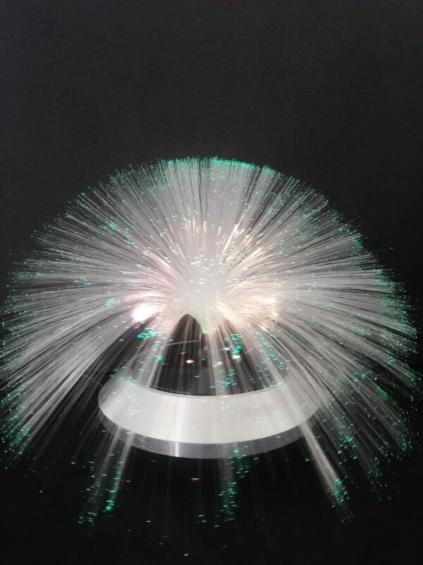 Lampe fibre optique