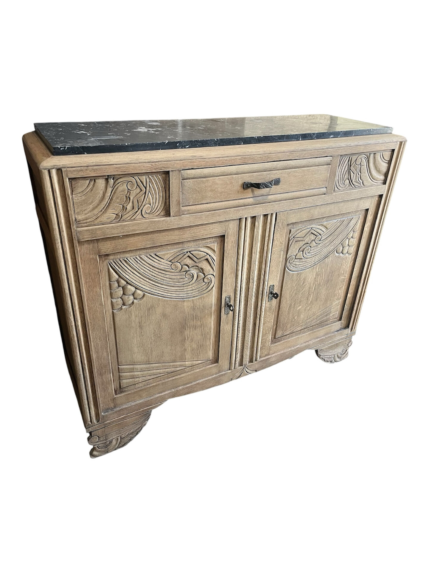 Buffet parisien art déco en chêne
