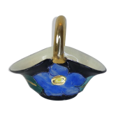 Basket signed vallauris vintage ceramic