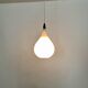 Set of 2 Swedish Opaline Pendant Lamps by Uno and Östen Kristiansson for Lu