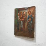 Old painting on canvas signed Tobias Marcier