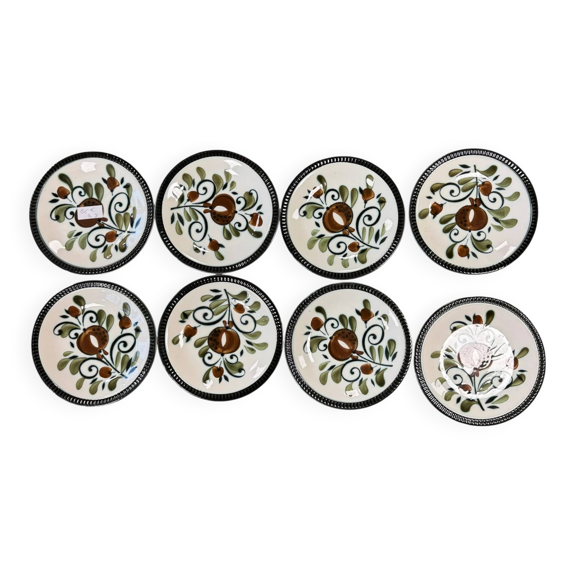 Dessert plates Boch La Louvière