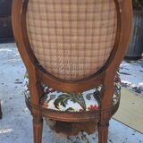 4 chaises médaillon style louis XVl