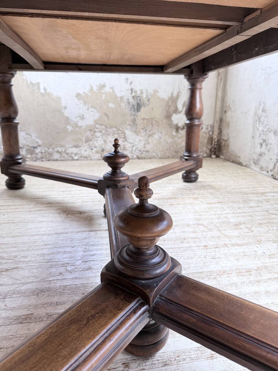 Oak table in Louis XIV style 1900