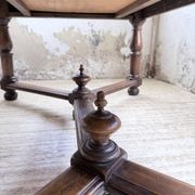 Table chêne style Louis XIV 1900