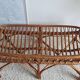 Rattan bench, 1970s