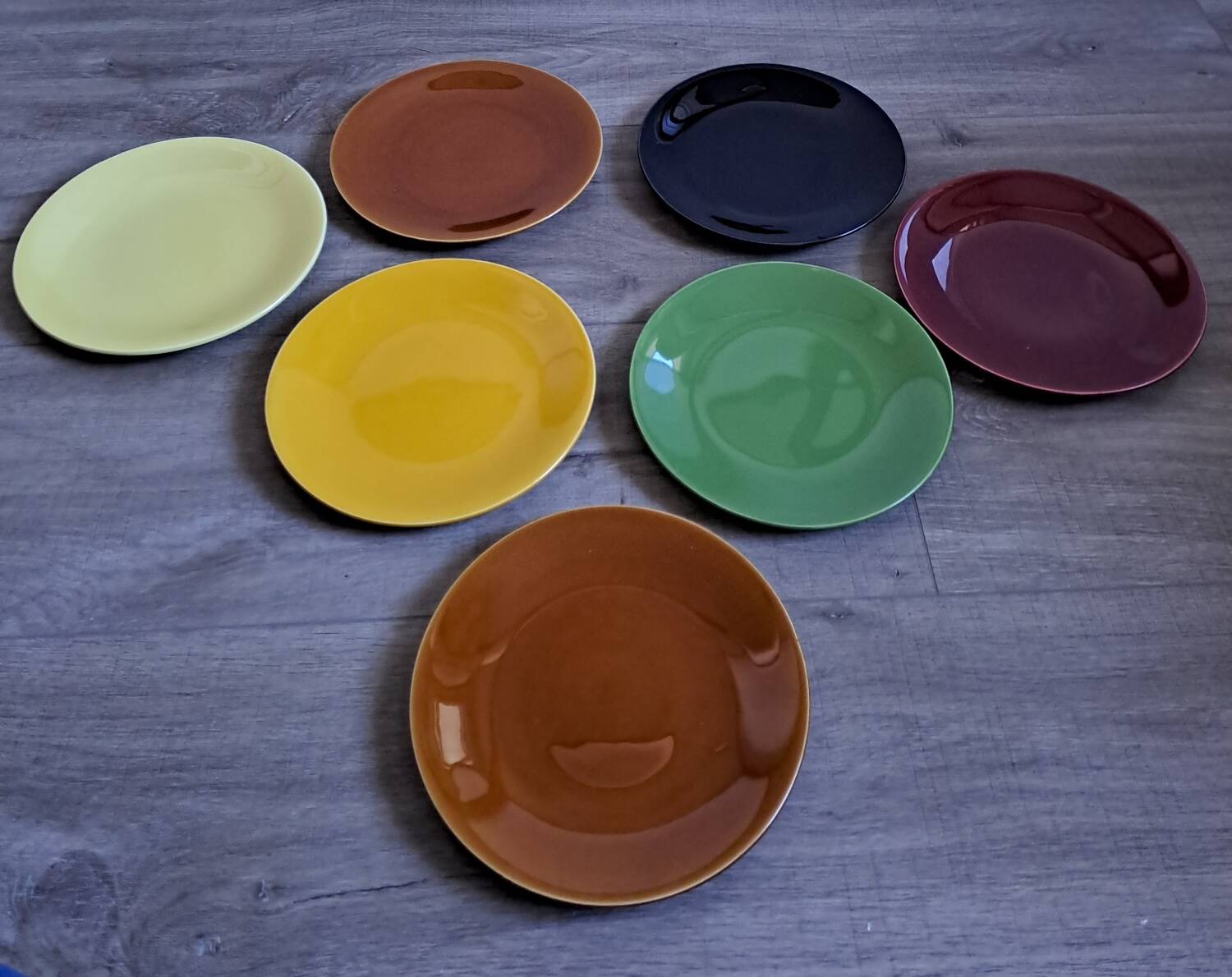 Lot assiettes à dessert vintages