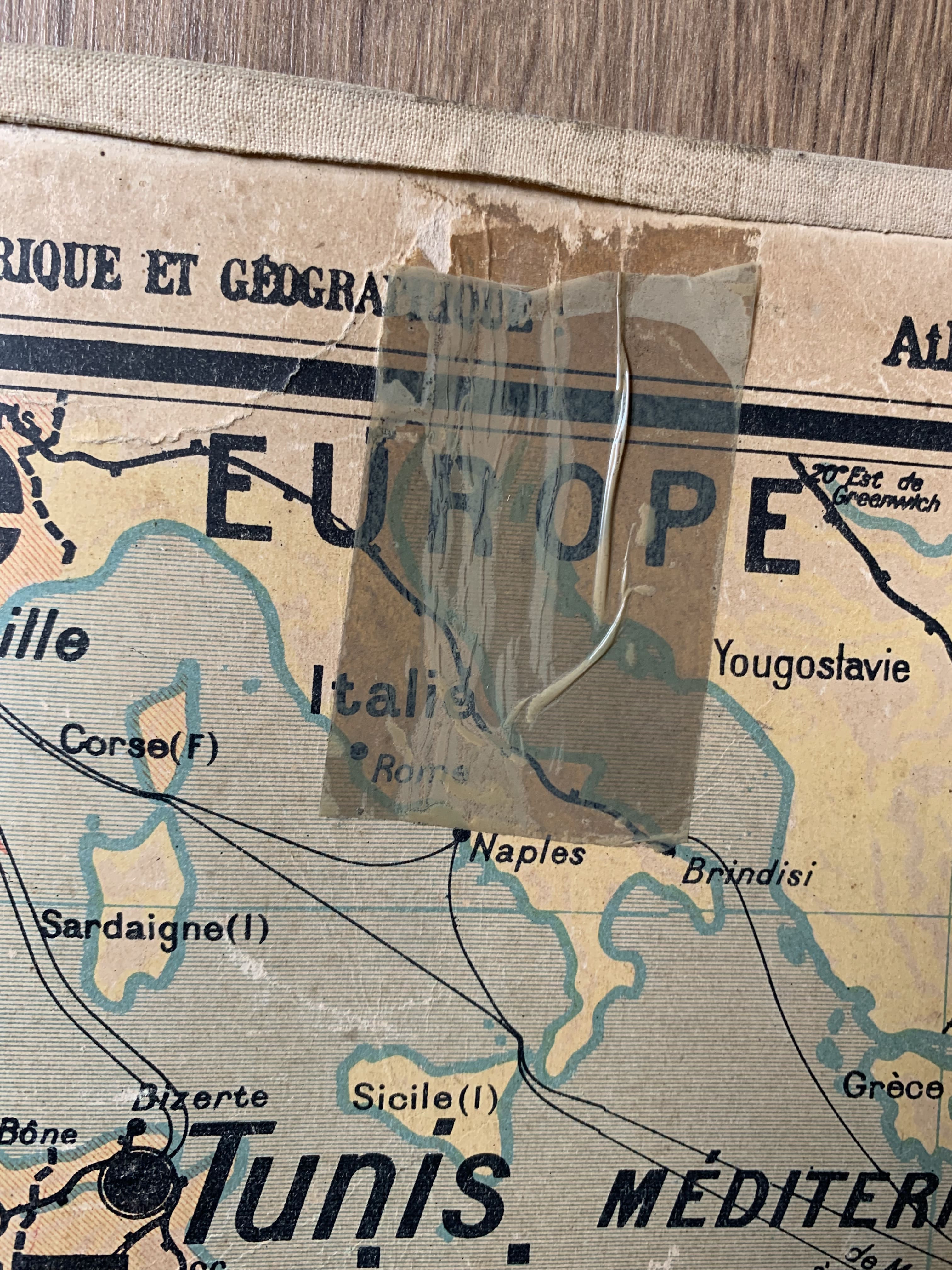 Old map Political Africa - n°17 and 17 bis by Vidal Lablache