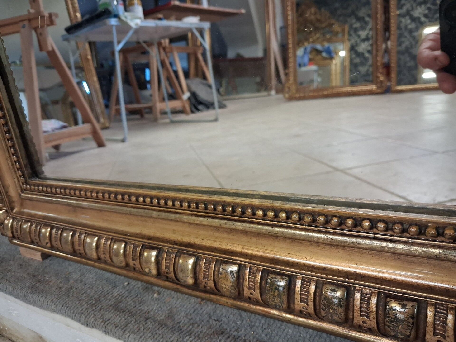 Mirror from the Louis Philippe era 157x98.