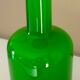 Blown glass bottle vase, Otto Bauer design for Holmegaard, 1970s