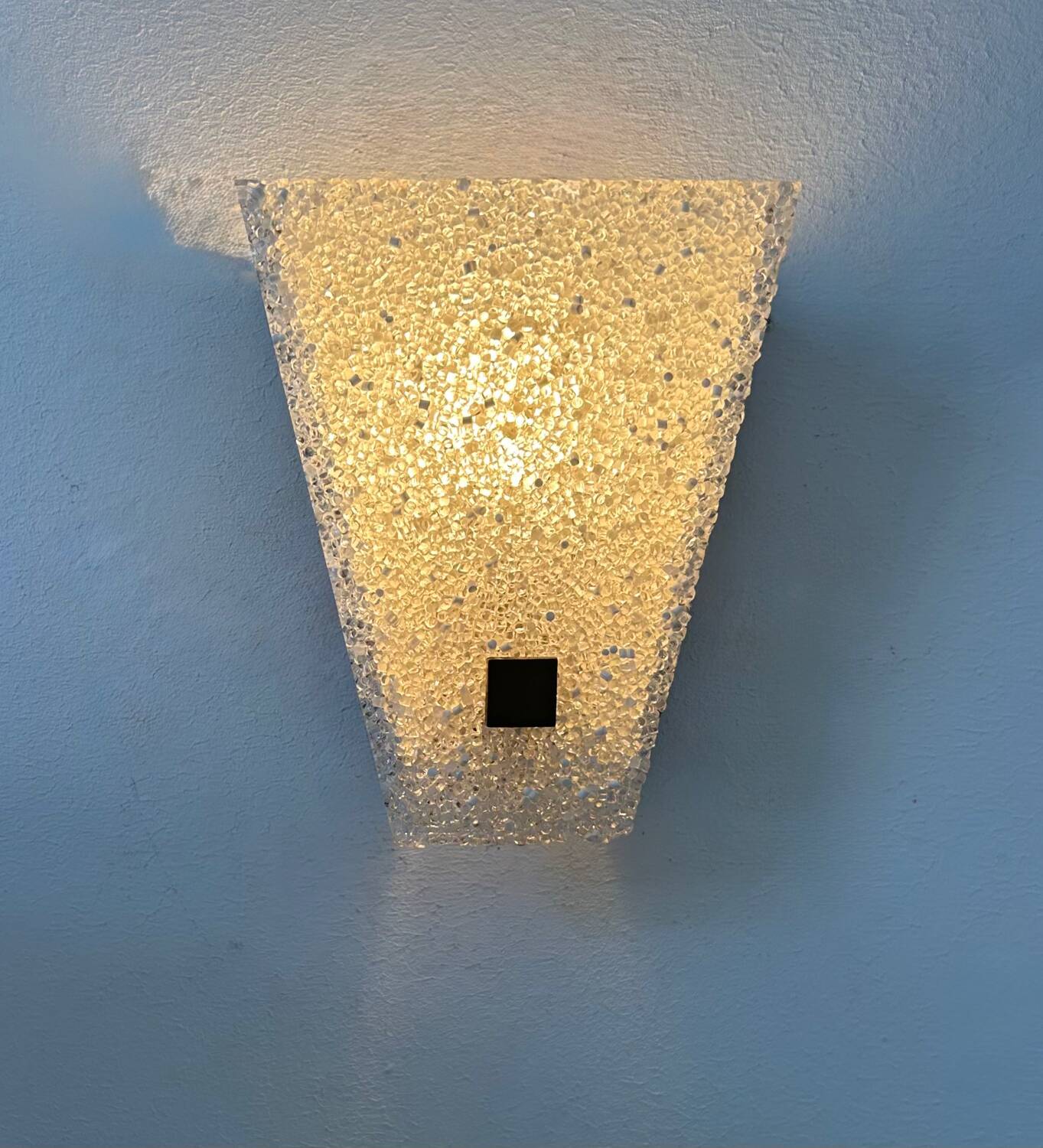 Vintage wall light, brass and Perspex, France 1960
