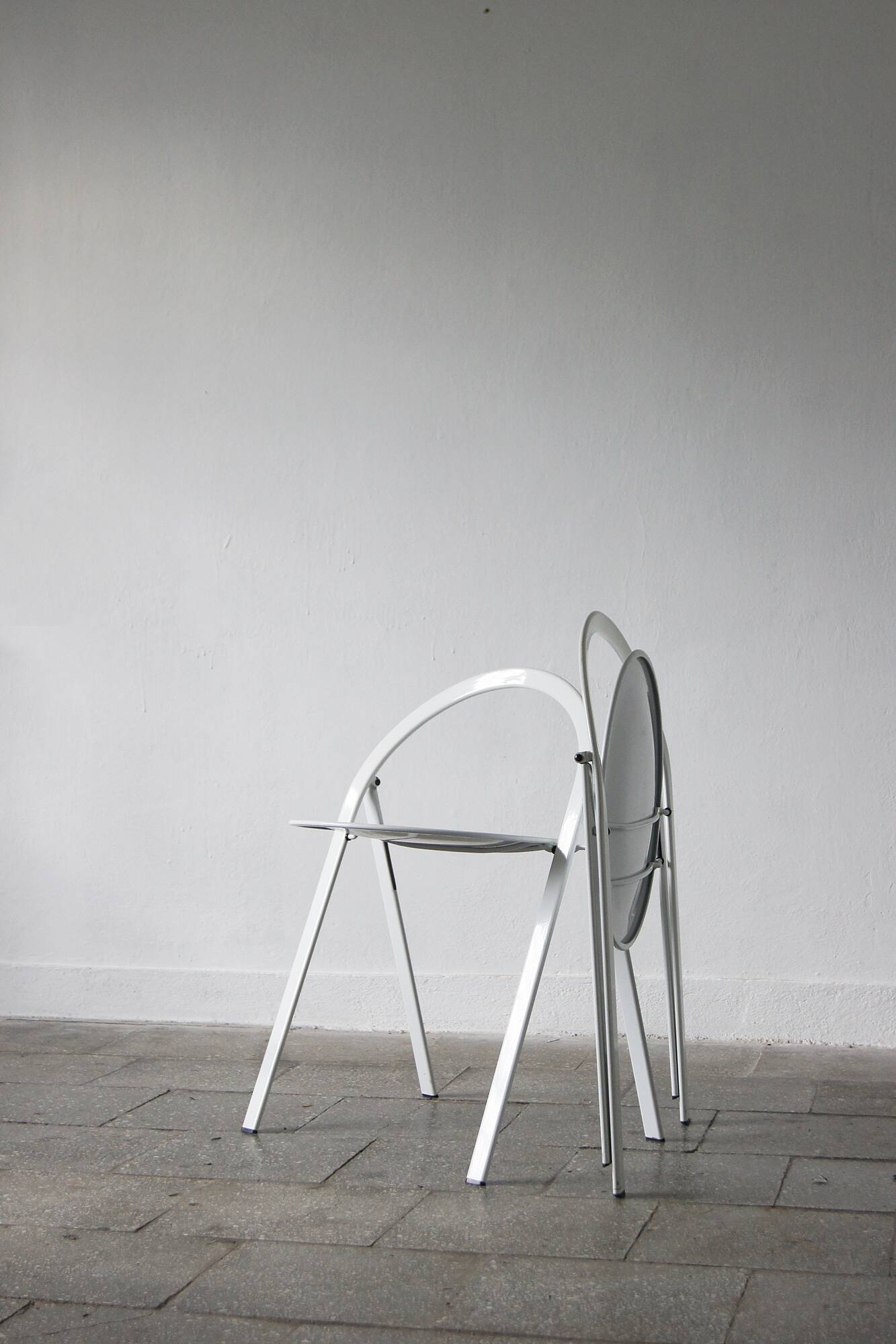Chaises Pliantes Mid-Century par Giorgio Cattelan pour Cidue, Italie, 1970s, Set de 2