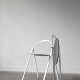 Mid-Century Italian Folding Chairs by Giorgio Cattelan for Cidue, Italy, 1970s, Set of 2