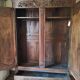 Norman wardrobe in oak Solid basket bouquet of flowers