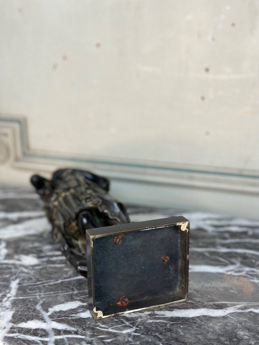 Diane de Gabies, black patinated bronze after the antique