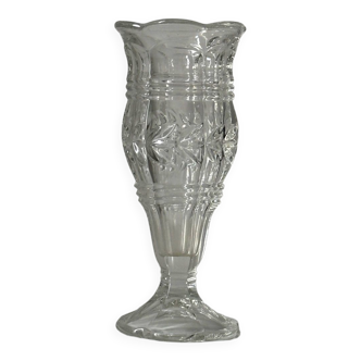 Vase en cristal ciselé