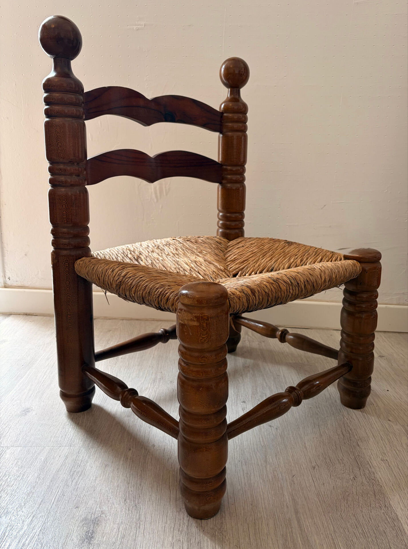 "Fire corner" chair attributed to Charles Dudouyt