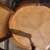Fauteuil canné époque XIXe