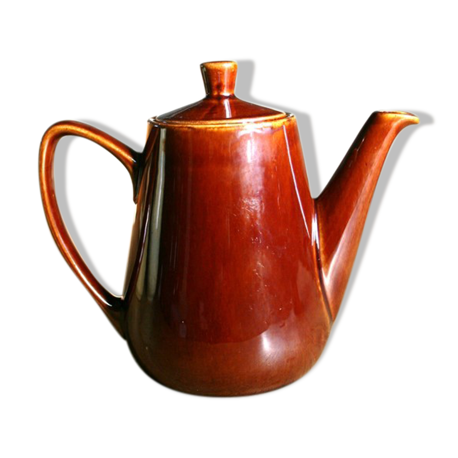 Vintage ceramic bistro teapot